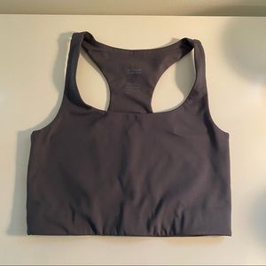 Girlfriend Collective Paloma Crop in Smoke